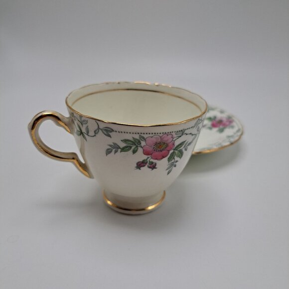 Delphine Wild Rose Teacup and Saucer - Picture 8 of 14